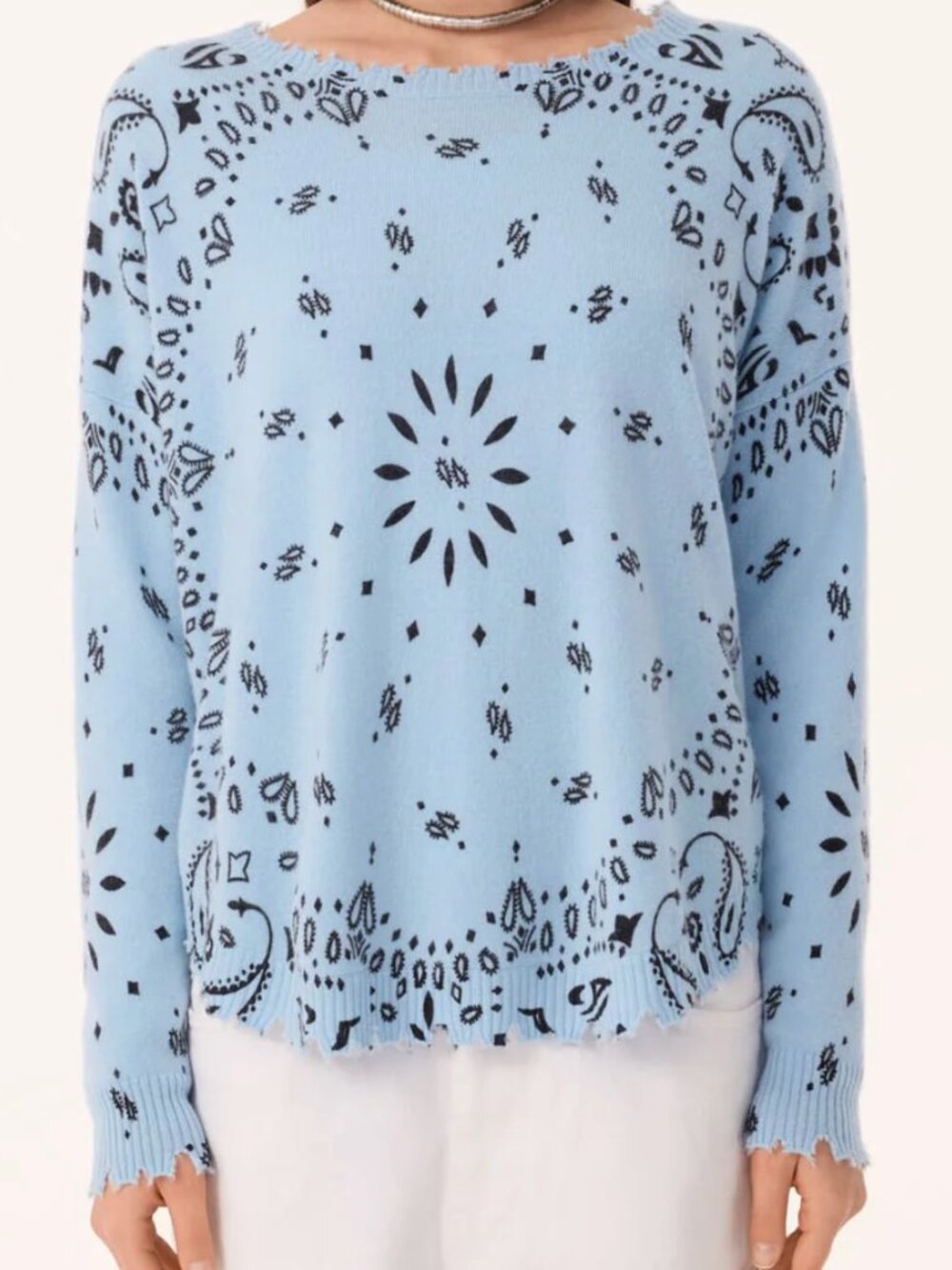 KUJTEN Sweater Mela Bandana black